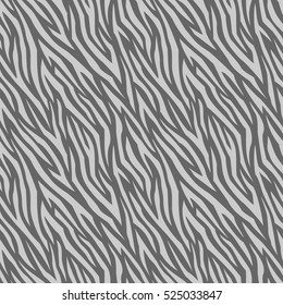 Animal abstract monochrome seamless pattern. Vector.