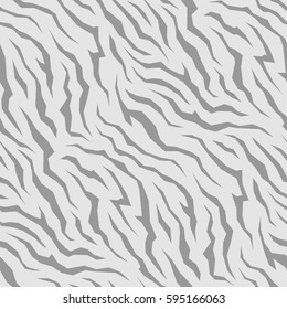 Animal abstract monochrome seamless pattern. Vector.