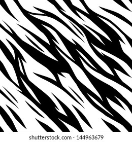 Animal abstract print monochrome seamless pattern - vector