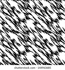 Animal abstract print monochrome seamless pattern - vector