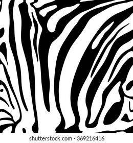 Animal abstract print monochrome seamless pattern 