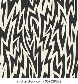Animal abstract skin monochrome seamless pattern. Vector.