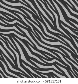 Animal abstract skin monochrome seamless pattern. Vector.
