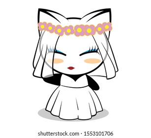 Animal action on white background. Animal action vector.