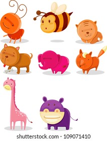 ANIMAL ALPHABET - A-H