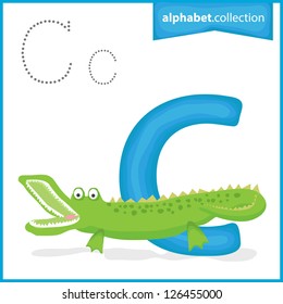 animal alphabet collection, C crocodile