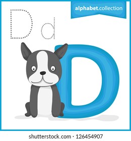 animal alphabet collection, D dog