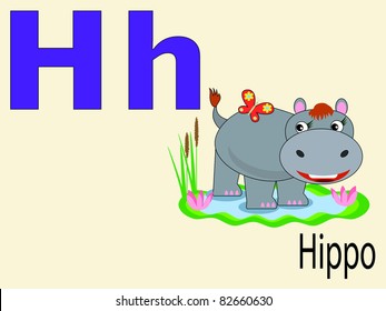 Animal alphabet H