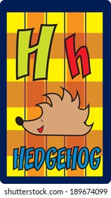 animal alphabet for kids,letter H