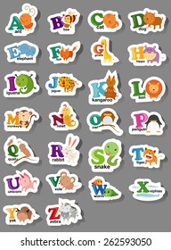 ANIMAL ALPHABET LETTER - A-Z