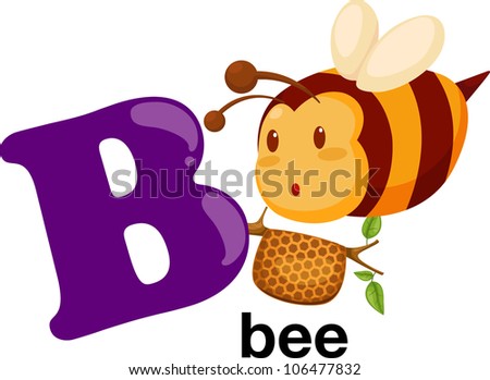 Animal Alphabet Letter B Stock Vector (Royalty Free) 106477832 ...