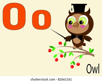 Animal alphabet O