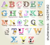 Animal Alphabet - Vector Illustration EPS10