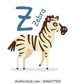 animal alphabet - Z for Zebra.
fun and cute animal zebra.
100% vector