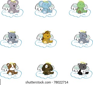 animal angel cartoon set pack2