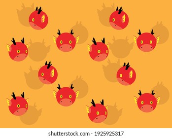 Animación Animal 3d Cabeza Ball Dragon fondo inoxidable