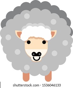 Animal animation and flat design vector illustration