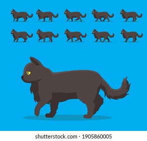 Animal Animation Sequence Cat Nebulung Cartoon Vector