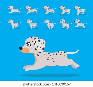 Animal Animation Sequence Catahoula Leopard Dog Cartoon Vector