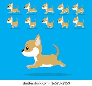 Animal Animation Sequence Dog Chihuahua Cartoon Vector