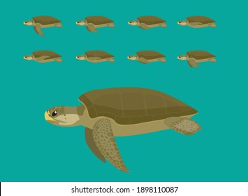 Animal Animation Sequence Flatback Cartoon Vector