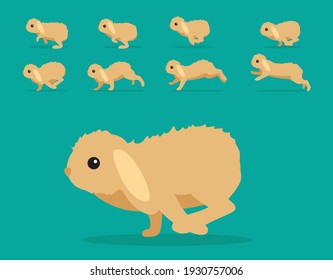 Animal Animation Sequence Rabbit Fuzzy Lop Cartoon Vector