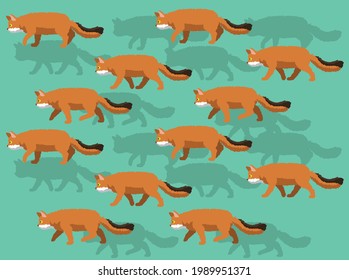 Animal Animation Somali Cat Cartoon Vector Seamless Wallpaper