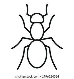 Animal Ant Icon. Outline Animal Ant Vector Icon For Web Design Isolated On White Background