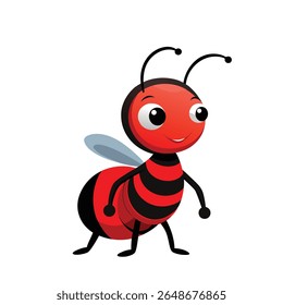 logotipo de formiga animal colorido e voar