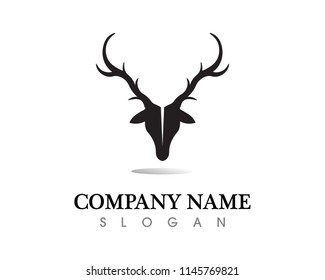 animal antler and deer vector design
