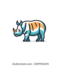 Animal art clip art icon. black outline. animal sticker. mascot style animal vector icon. white background isolated. vector illustration design. symbol animal icon. cartoon style.