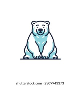 Animal art clip art icon. black outline. animal sticker. mascot style animal vector icon. white background isolated. vector illustration design. symbol animal icon. cartoon style.
