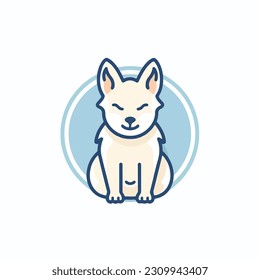 Animal art clip art icon. black outline. animal sticker. mascot style animal vector icon. white background isolated. vector illustration design. symbol animal icon. cartoon style.