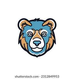 Animal art clip art icon. black outline. animal sticker. mascot style animal vector icon. white background isolated. vector illustration design. symbol animal icon. cartoon style.