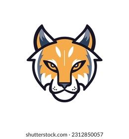 Animal art clip art icon. black outline. animal sticker. mascot style animal vector icon. white background isolated. vector illustration design. symbol animal icon. cartoon style.