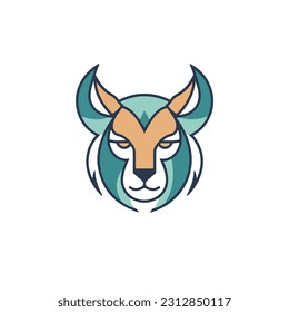 Animal art clip art icon. black outline. animal sticker. mascot style animal vector icon. white background isolated. vector illustration design. symbol animal icon. cartoon style.