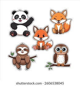 animal art vector design white background 