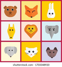 Animal Avatar Illustration Vector Art