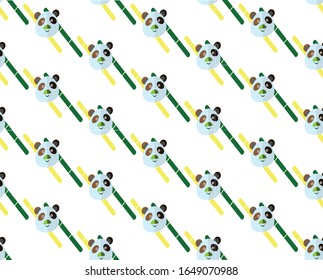 Animal baby pattern seamless vector 