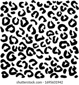 Animal background. Leopard or Cheetah or Jaguar. Mammals Fur. Print skin. Predator Camouflage. Printable Vector illustration.