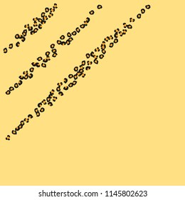 Animal background with leopard spots. Imitation of a leopard skin.
