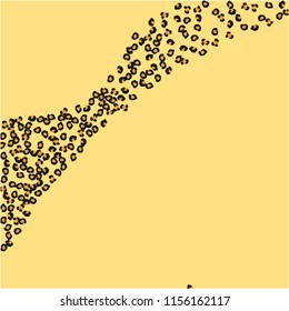 Animal background with leopard spots. Imitation of a leopard skin.
