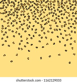 Animal background with leopard spots. Imitation of a leopard skin.