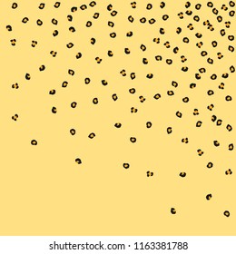 Animal background with leopard spots. Imitation of a leopard skin.