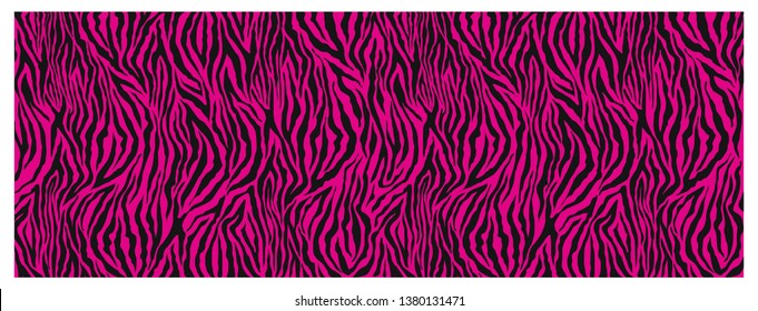 Animal background pattern - pink tiger skin texture. Background texture of pink tiger skin. Sexy and femine pink organic zebra pattern. Use this texture for your unique design