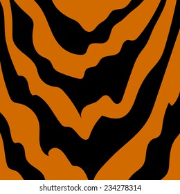 Animal background pattern - tiger skin texture. Background texture of tiger skin
