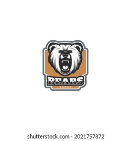 animal badge logo color vector