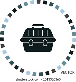 Animal bag, vector icon