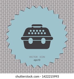 Animal bag, vector icon, web design element