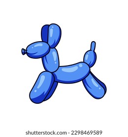 Animal ballon vector isolated on white background